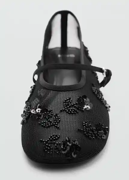 Zapatos Melchor Negro Talla 38 Mujer Mango