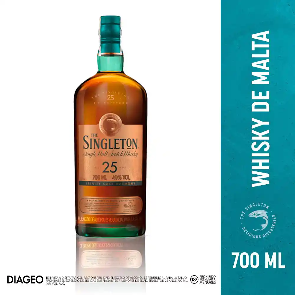 Singleton Dufftown 25 Años whisky de malta escocés 700 ml