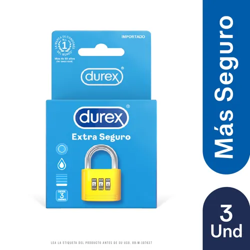Durex Condón Extra Seguro