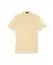 Camiseta Polo Muscle Masculino Amarillo Lavado Claro S Chevignon