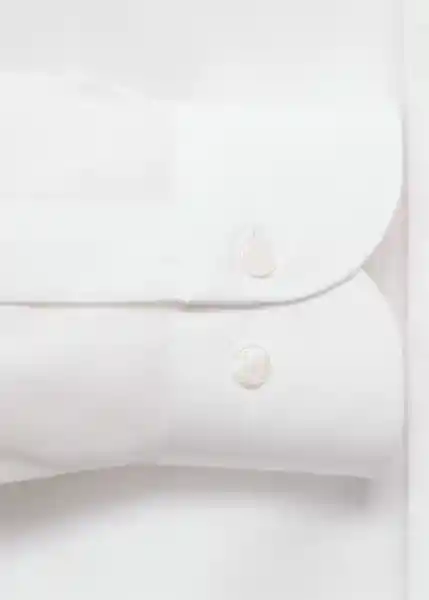 Camisa Emeritol Blanco Talla XL Hombre Mango