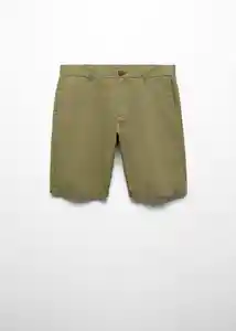 Bermuda Gracia-H Khaki Talla 38 Hombre Mango