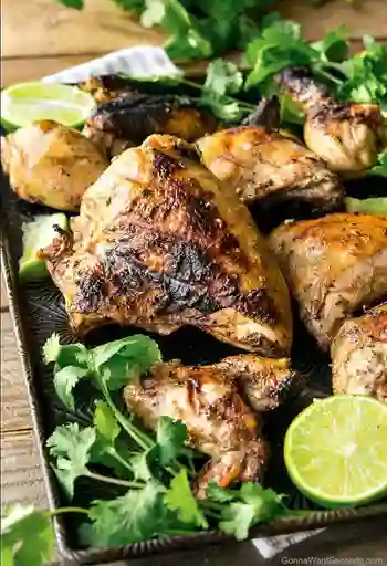 Medio Pollo Al Carbón