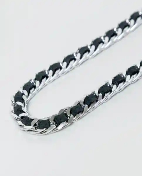 Cinturón Rock Silver Negro Sombrío Ultraoscuro Talla S Chevignon