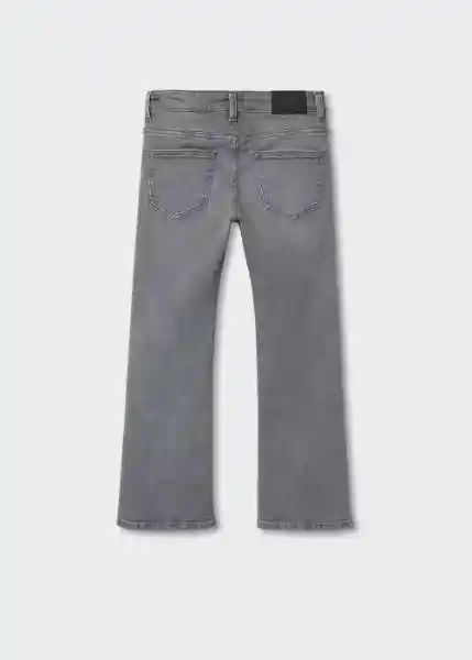 Jeans Flare Tejano Gris Talla 10 Niñas Mango