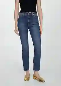 Jean Claudia Tejano Oscuro Talla 32 Mujer Mango