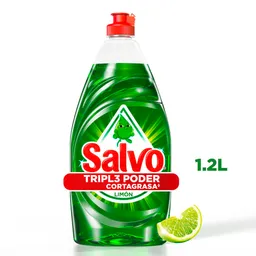 Salvo Detergente Lavaloza Líquido Limón