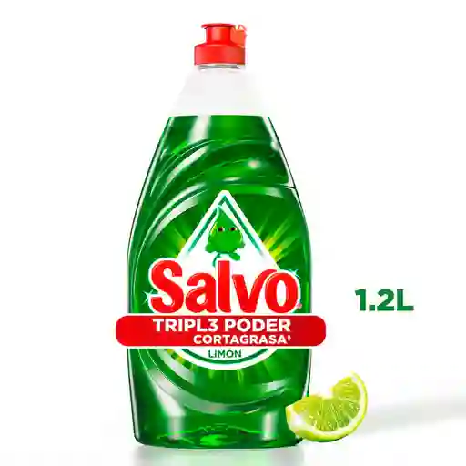 Salvo Detergente Lavaloza Líquido Aroma a Limón
