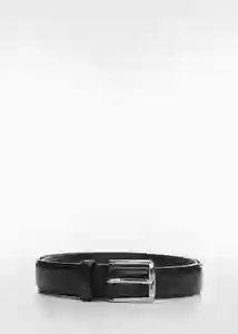 Cinturón Básico Negro Talla 90 Hombre Mango