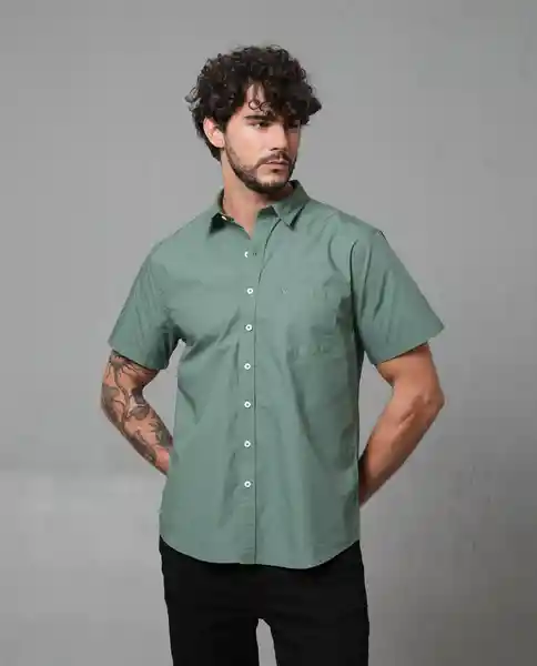 Camisa Hombre Verde L 110 110G001_VER176009 Rifle