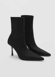 Botines Close Negro Talla 38 Mujer Mango