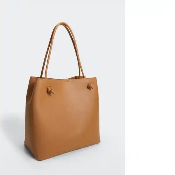 Bolso G Nus Camel Talla 99 Mujer Mango