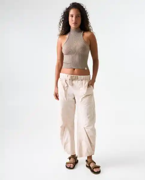 Camiseta Mujer Café Talla XS 602G050_CAF180830 Americanino