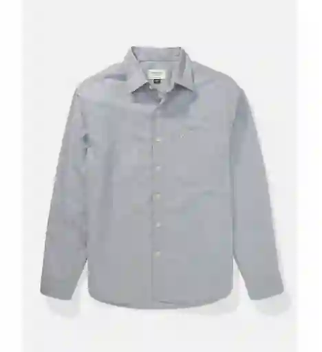 Camisa Hombre Color Gris Talla MEDIUM American Eagle