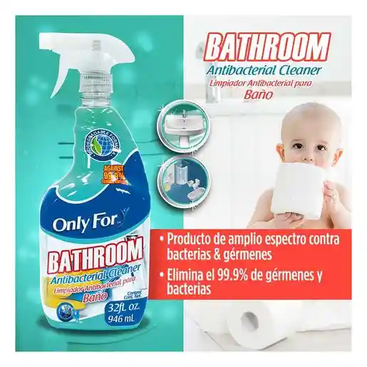 Only For Limpiador Líquido para Baño Antibacterial Cleaner