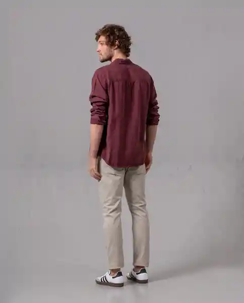 Camisa Hombre Rojo Cochinilla Oscuro Talla XL 88677 Rifle