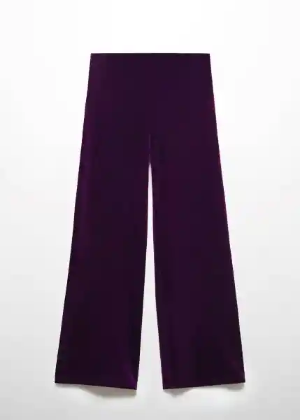 Pantalón Xenphant Morado Talla L Mujer Mango