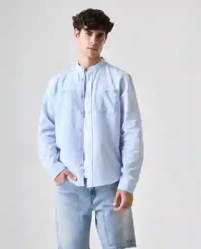Camisa Hombre Azul Talla M 812G500_AZU144115 Americanino
