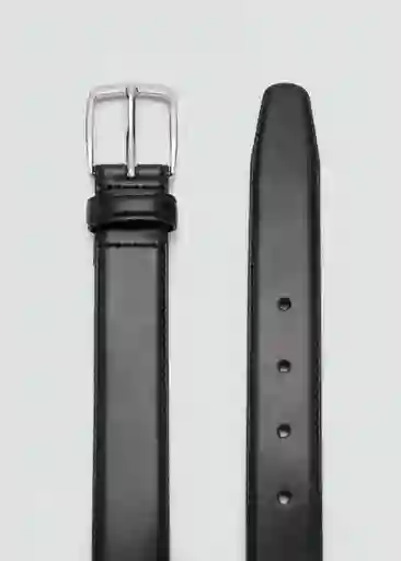 Cinturón Basico Negro Talla 90 Hombre Mango