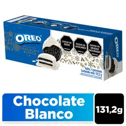 Oreo Galleta Doble de Chocolate con Crema Navidad White Fudge