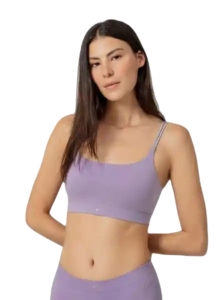 Top Tiras Delgadas Morado Talla M