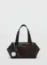 Bolso M Mauri Chocolate Talla 99 Mujer Mango