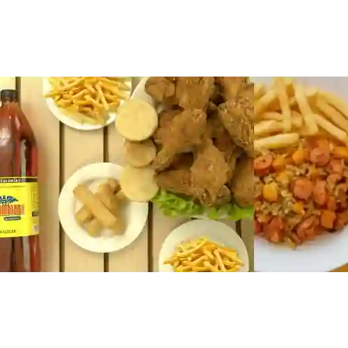 Combo X4 Un Pollo + Arroz Paisa + Gase