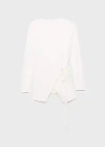 Cárdigan Pijama Balanci Marfil Talla L Mujer Mango