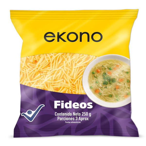 Pasta Fideos Ekono 250 g