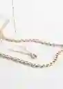 Collar Ibiza Oro Talla 99 Teen Niñas Mango