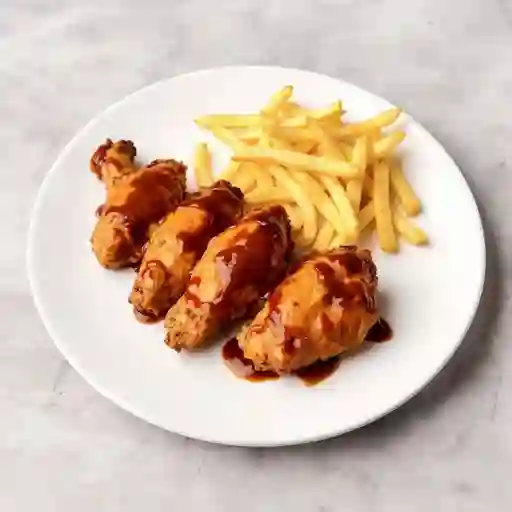 Alitas bbq x 6 unidades