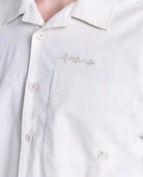 Camisa Hombre Blanco Talla M 819G007_BLA120601 Americanino