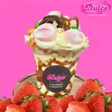 Fresas con Crema 10 Onzas