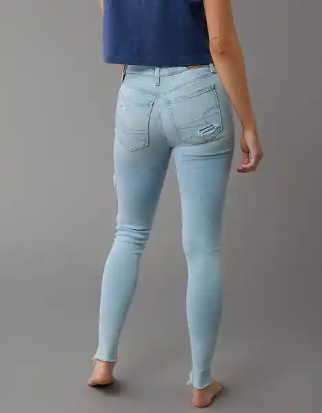 Jean Mujer Azul Talla 6 LONG 5251945 American Eagle