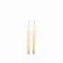 Set Vela Led Caracol Marfil 21 cm Ambiente Gourmet