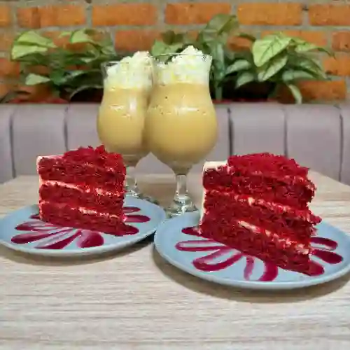 Torta Red Velvet X2 + Frapuccino X2