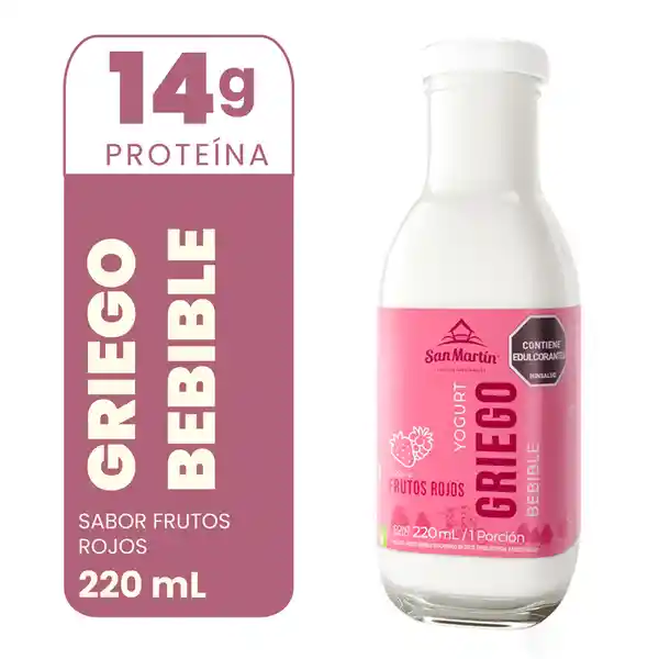 San Martin Yogurt Griego Frutos Rojos