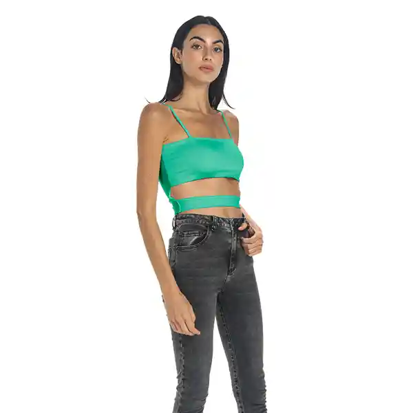 Top Beverly Verde Talla S