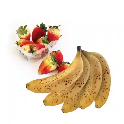 Combo Banano Criollo + Fresas Turbo