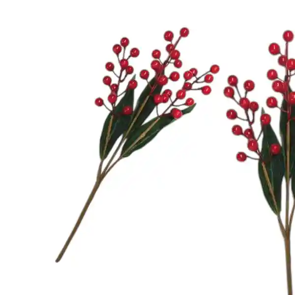 Rodeo Adorno Maranelo Navideño Verde Rojo Plástico 39 cm