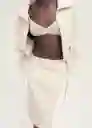 Falda Irise Piedra Talla 36 Mujer Mango