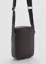 Bolso Park Marrón Talla 99 Hombre Mango