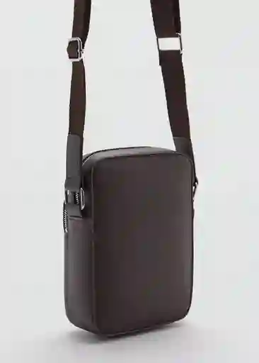 Bolso Park Marrón Talla 99 Hombre Mango