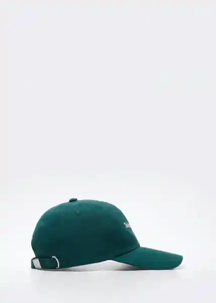 Gorra Cuote Verde Talla 99 Mujer Mango