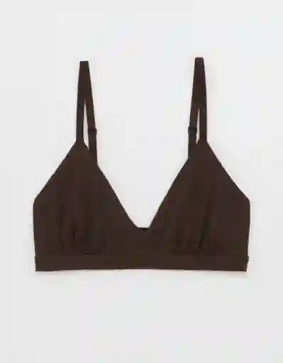 American Eagle Bralette Acanalado Triángulos Fuerza Talla M