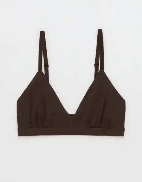 American Eagle Bralette Acanalado Triángulos Fuerza Talla M