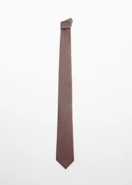 Corbata Floridap Marrón Talla 99 Hombre Mango