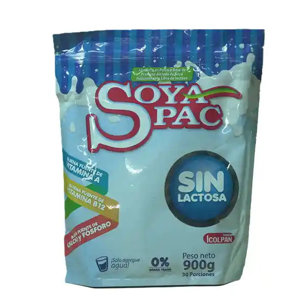 Soya Pac Leche en Polvo Familiar Sin Lactosa