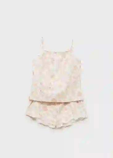 Pijama Teab Rosa Talla 70 Niñas Mango