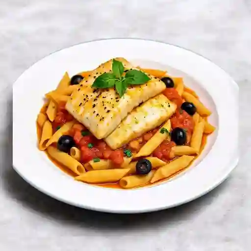 Tilapia con Pasta Penne